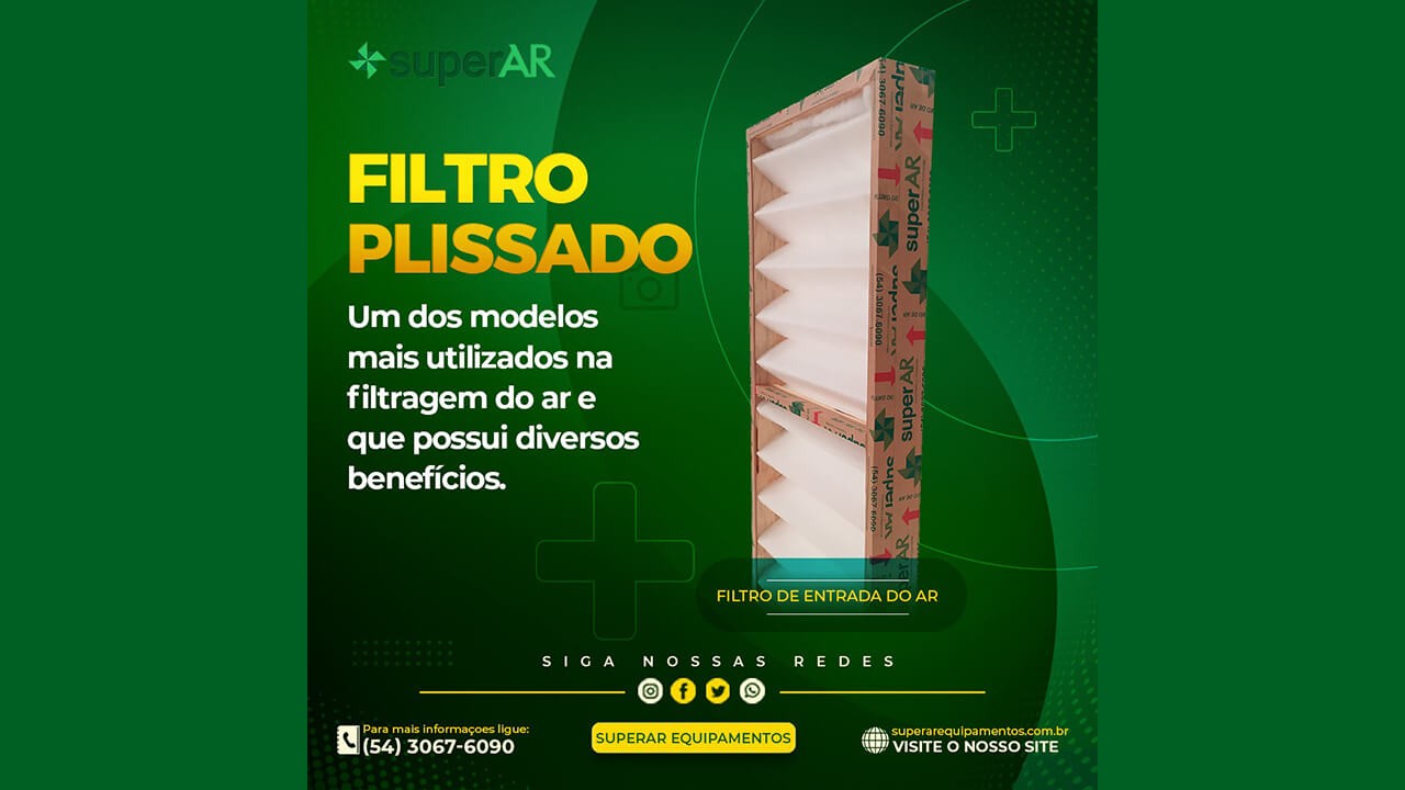 filtro plissado
