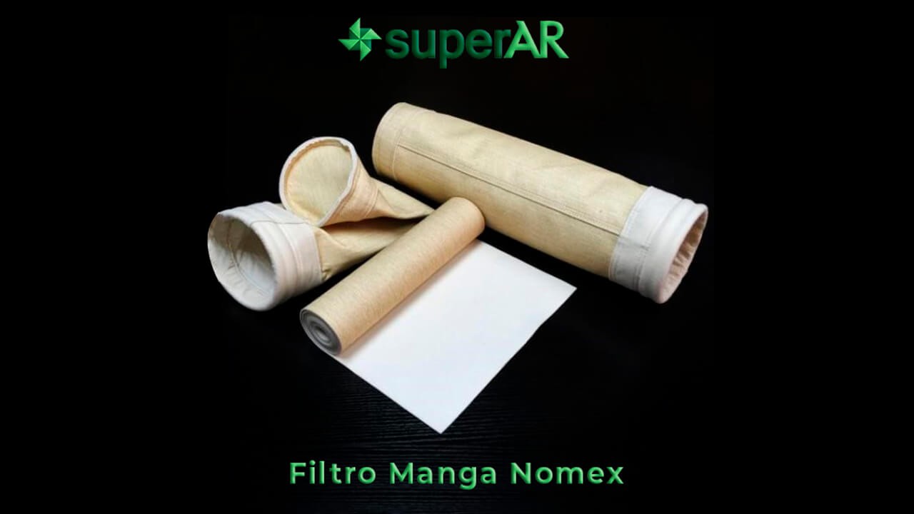 filtro manga tecido nomex