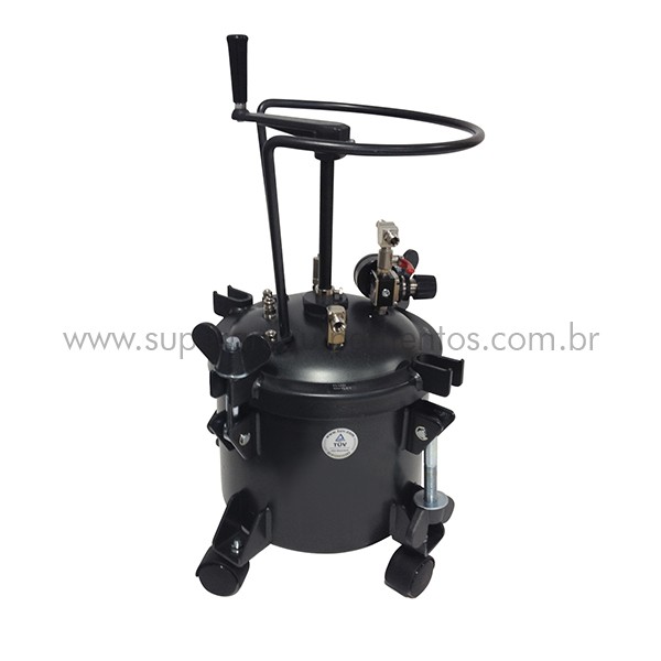 tanque com agitador manual