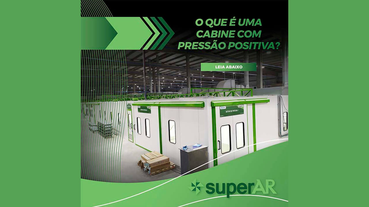 cabine de pintura pressurizada