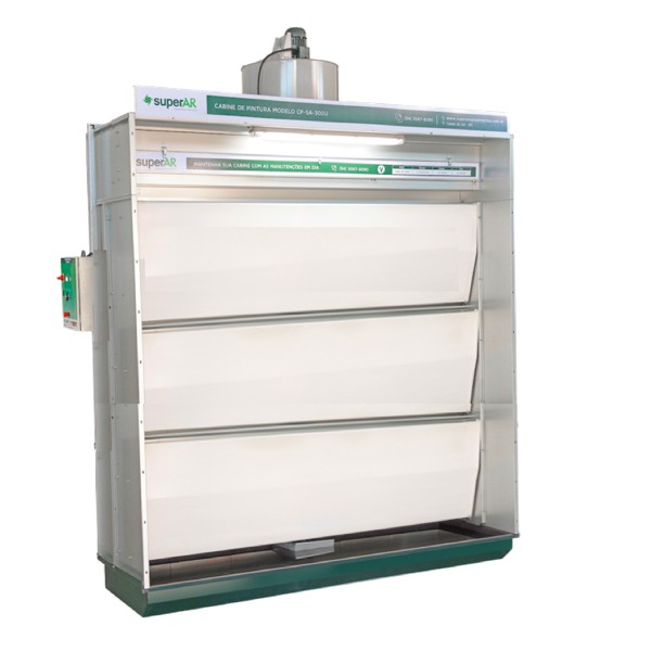 Cabine de Pintura Modelo CP-SA-UT